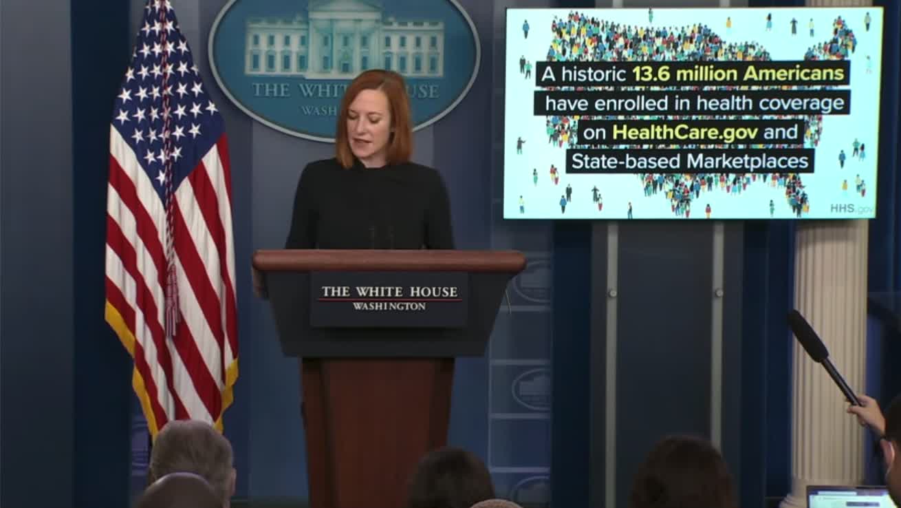 Psaki: "Good news! We've saved Christmas."