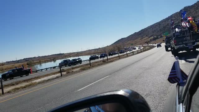 MAGA Drag the Interstate