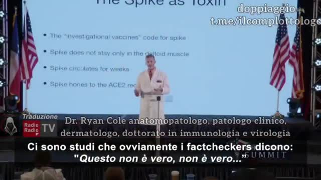 9.10.21 - Dr Ryan Cale, di fama mondiale, ANATOMOPATOLOGO, contro la dittatura sanitaria