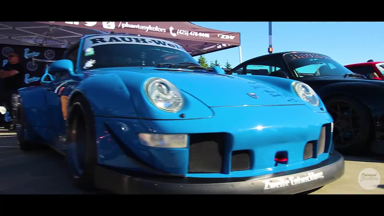 RWB Porsches at StanceWars