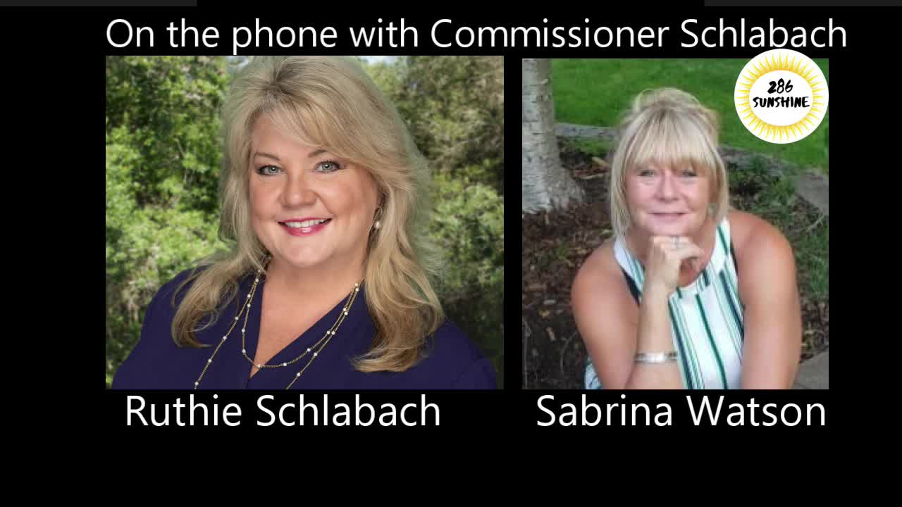 286 Sunshine LIVE Ep 060 with Commissioner Schlabach