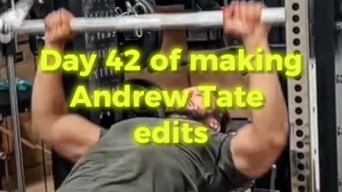 Day 42 of 75 hard challenge of making Andrew tate edits until he recognize ME.#tate #andrewtate