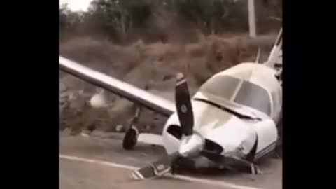 Plane crash in Mexico