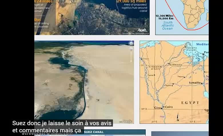Le Canal de Suez la preuve ultime de la Terre Plate.