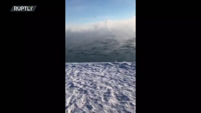 Zamrznuto jezero Michigan