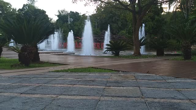 Fonte da cidade de Águas de São Pedro, SP
