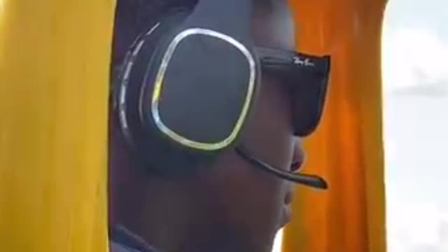 His first time on Helicopter! Very funny