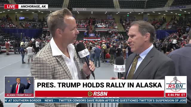 Robert Bose Interview at Save America Rally in Anchorage, AK