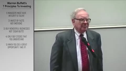 Warren Buffett Teaches How To Be A Value Investor