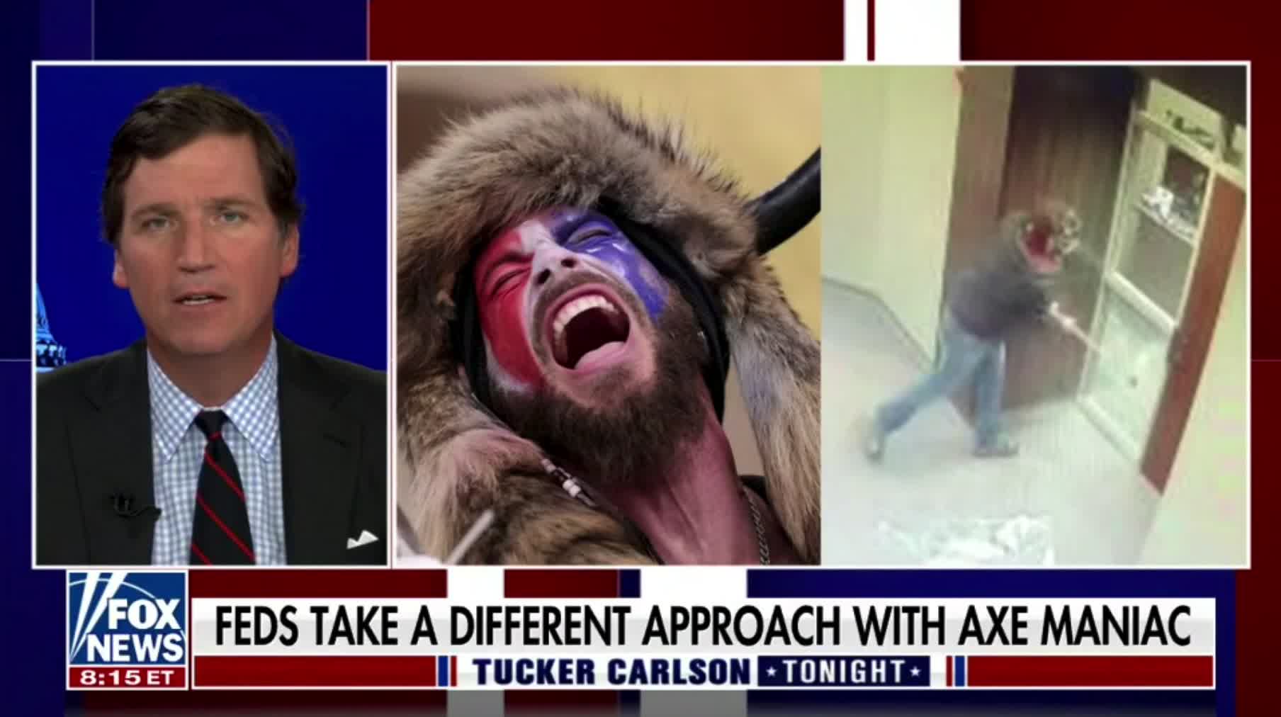 Fox News’ Bill Melugin tells Tucker Carlson about TPM’s report by Andy Ngo and Mia Cathell that revealed a man with ties to Antifa only received probation after attacking a Republican Senator’s office with an axe