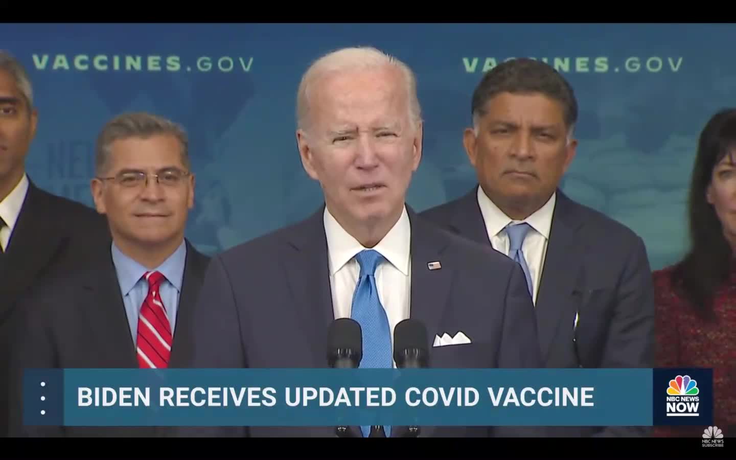 Joe Biden Talks About Getting The Shot