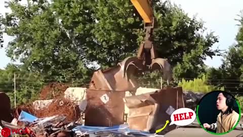 Incredible Excavators Destroy Everything - Doodles Destroy Car