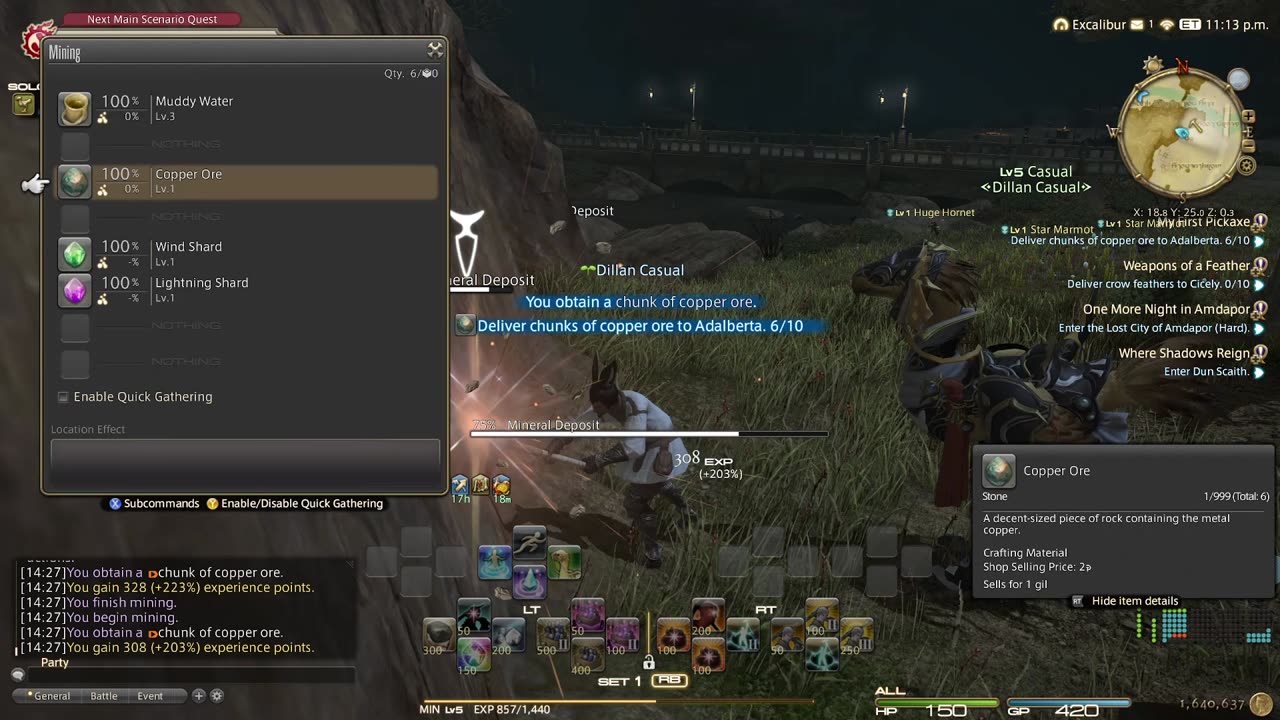 FFXIV Ver. 6.58 - 2024 - Gathering Progression Playthrough - Part 2