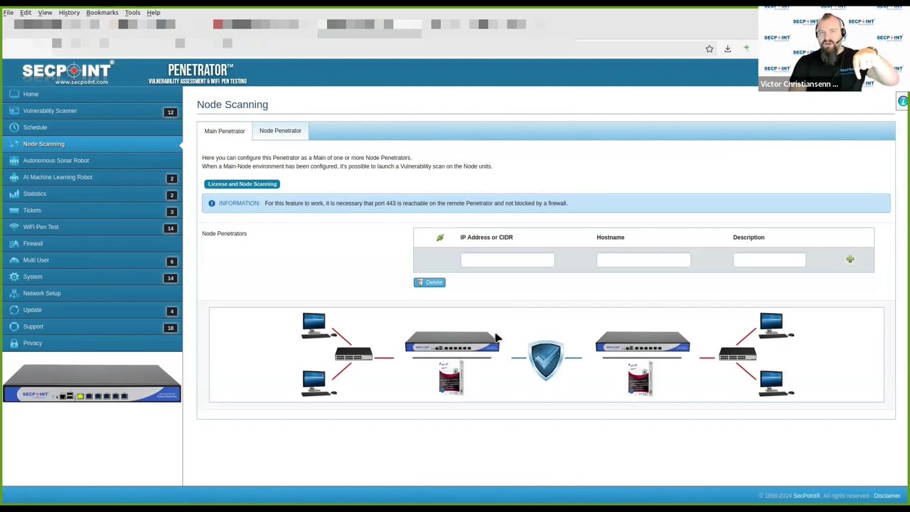 SecPoint Penetrator Node Vulnerability Scanning