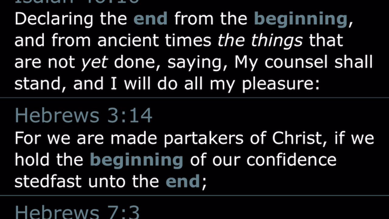 All things obey his will.