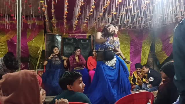 Stage show dance dance program orchestra bhojpuri song