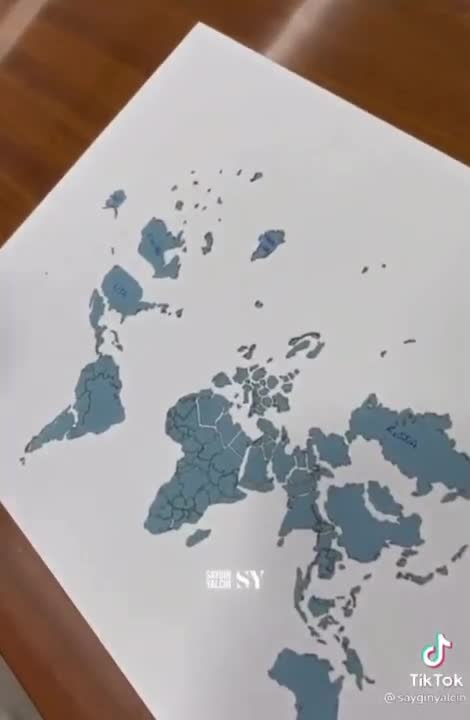This Is How The Real Map Of The World Should Be