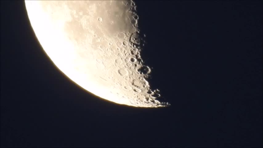 Quick zoom Of Jupiter and Our Moon