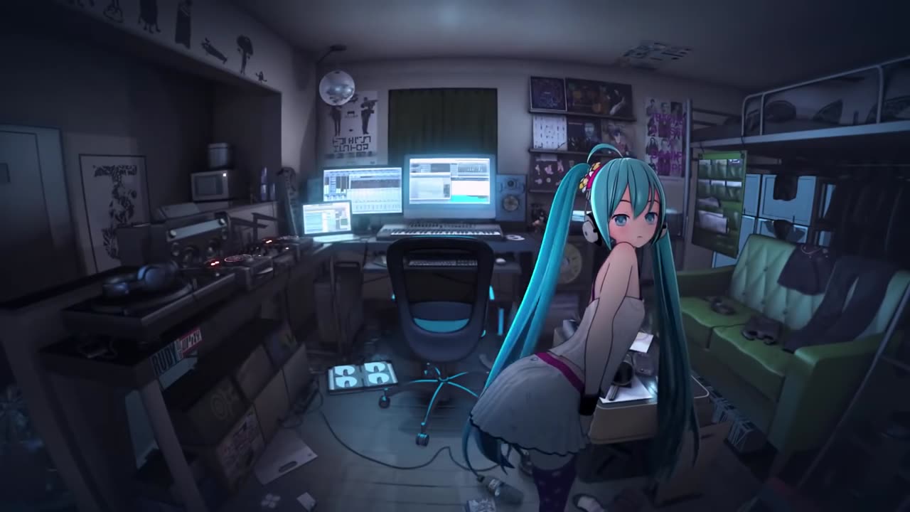 hatsune video background