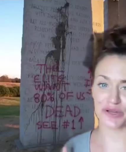 The GEORGIA Guidestones Have Been Vandalized