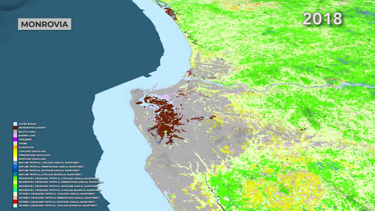 Mapping Liberia's Natural Wealth: NASA's Economic Ecosystem Analysis