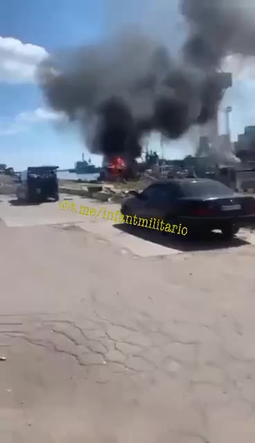 Russian Cruise Missiles Hammers The Port Of Odessa Destroying NATO Supplied Weapons & Munitions