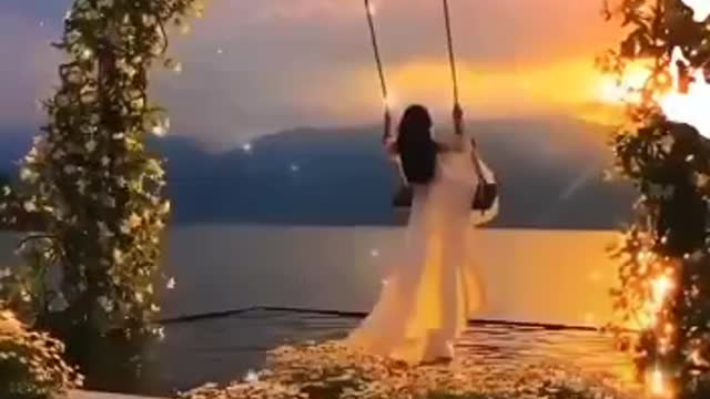 Romantic video - lovely moment