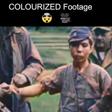 US Marines Capture Young Japanese Soldier, and It Could've Been Deadly - Tense COLOURIZED Footage