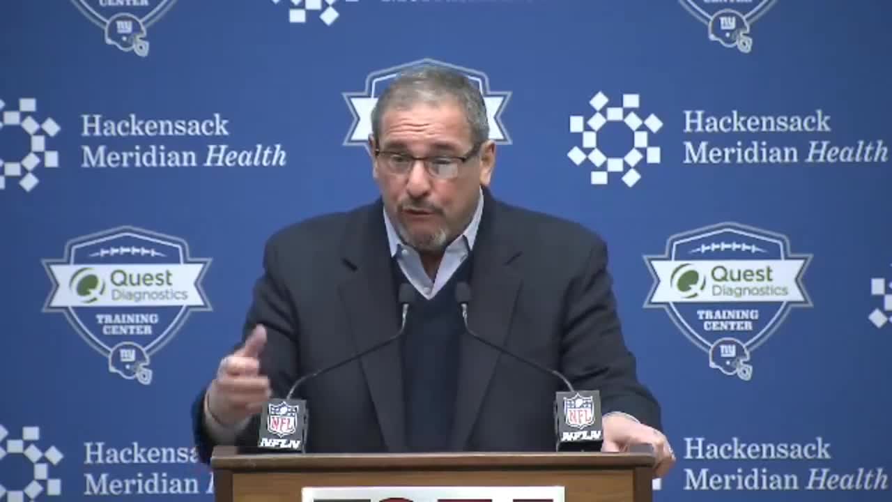 Dave Gettleman: I FEEL GOOD ABOUT THE DIRECTION WE'RE HEADED