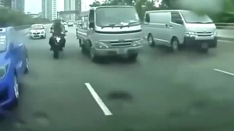 Biker's Skull Crashed