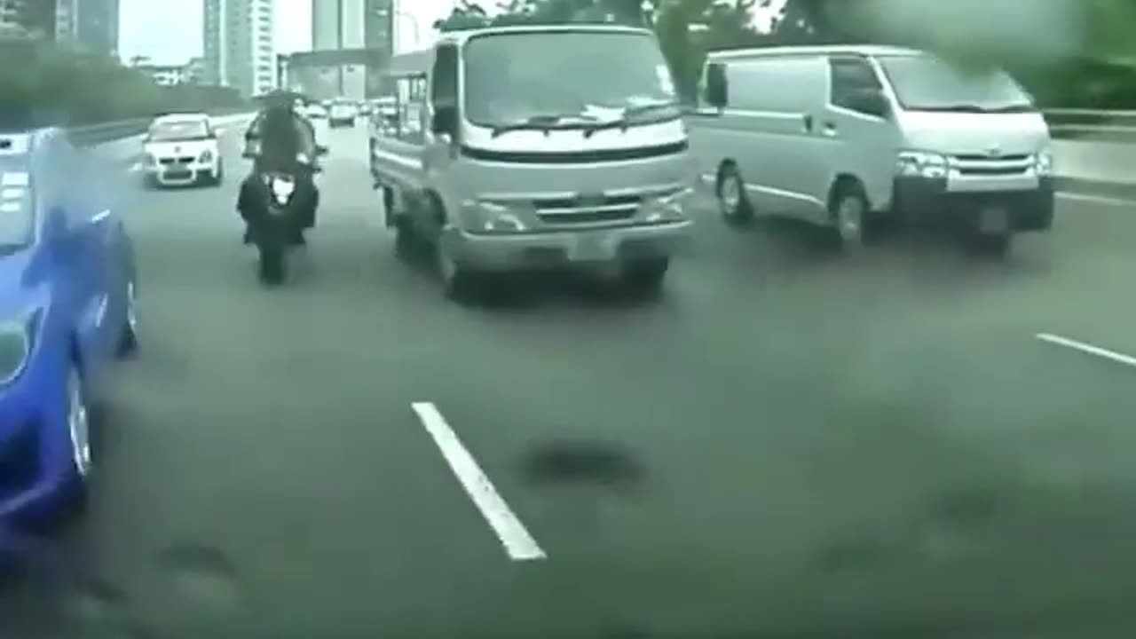 Biker's Skull Crashed