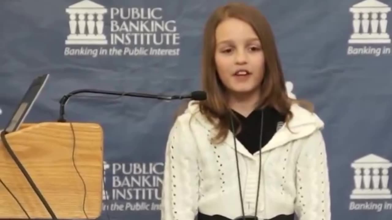 12-year-old Canadian girls exposed the Central Banks.