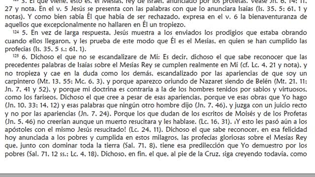 La Sagrada Biblia - Mateo - Capítulo XI - Juan el Bautista