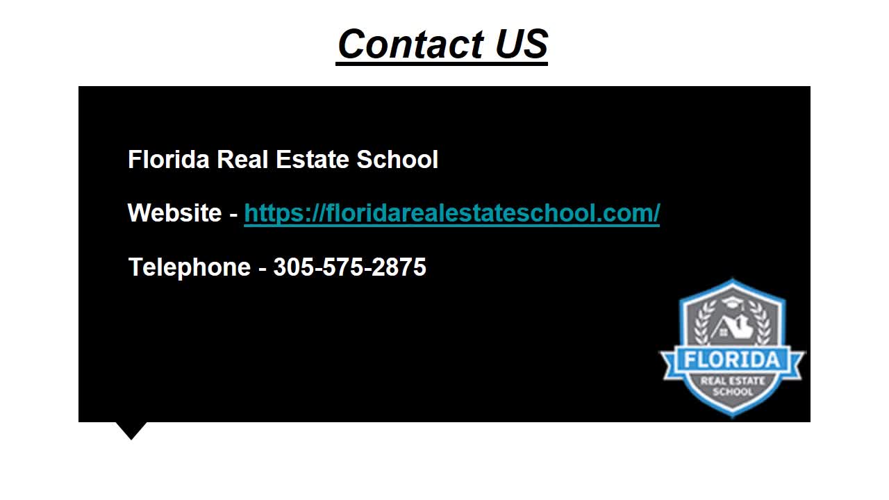 Be the best Realtor with the best Florida Real Estate school