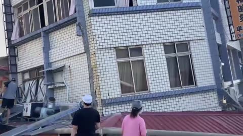 Taiwan after a 7.5 magnitude earthquake more video 4