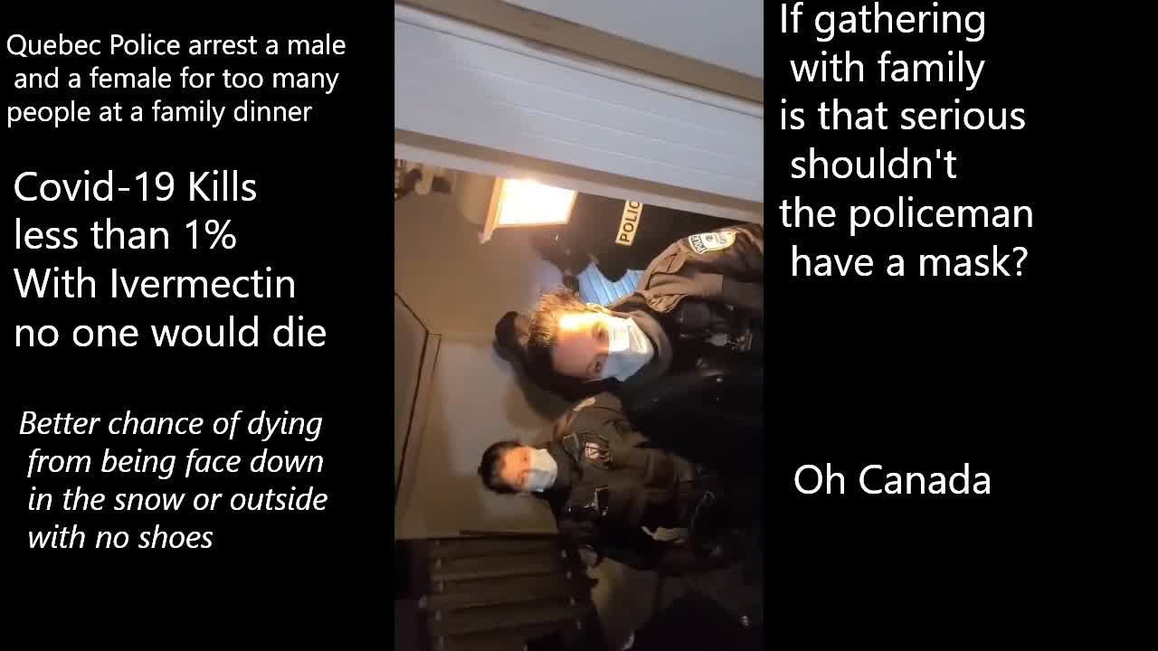 Arrested in Canada for Family dinner