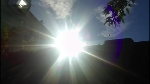 Beautiful sun shining in the sky! [Nature and Animals]