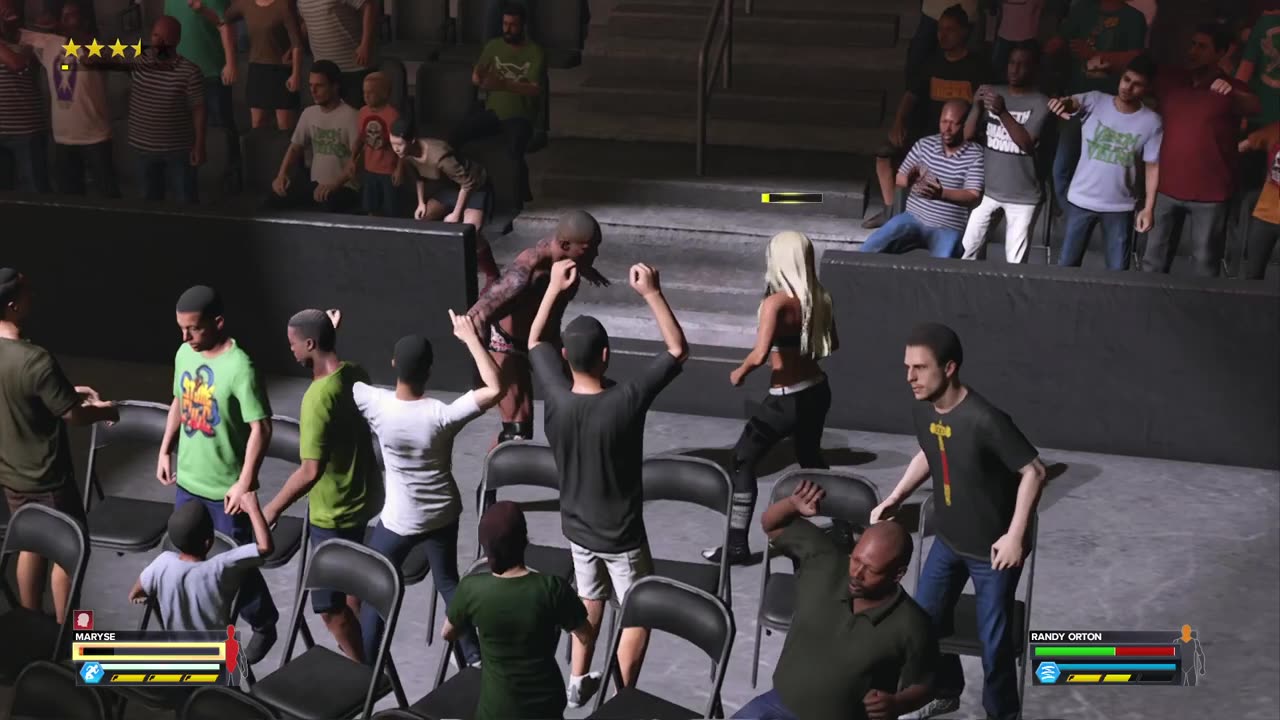 WWE 2k23_ Maryse vs Randy Orton _intergender _wrestling