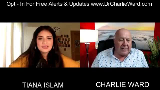 Charlie Ward and Tiara Islam talking about the failure of the deep state