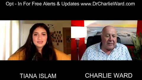 Charlie Ward and Tiara Islam talking about the failure of the deep state