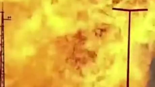 Vehicle on fire in Lebanon