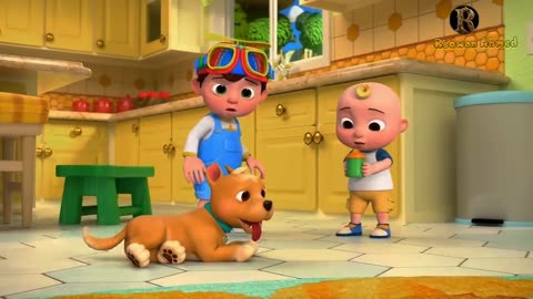 Cartoon video kids baby animals game