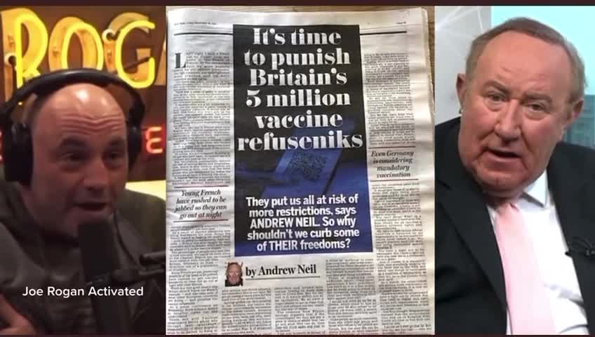 Joe Rogan - UK Set To Punish The Unvaccinated