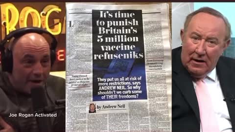 Joe Rogan - UK Set To Punish The Unvaccinated