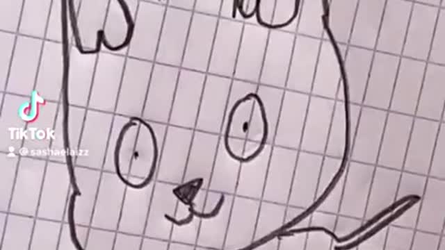 #shorts | cat winking | drawing with pencil