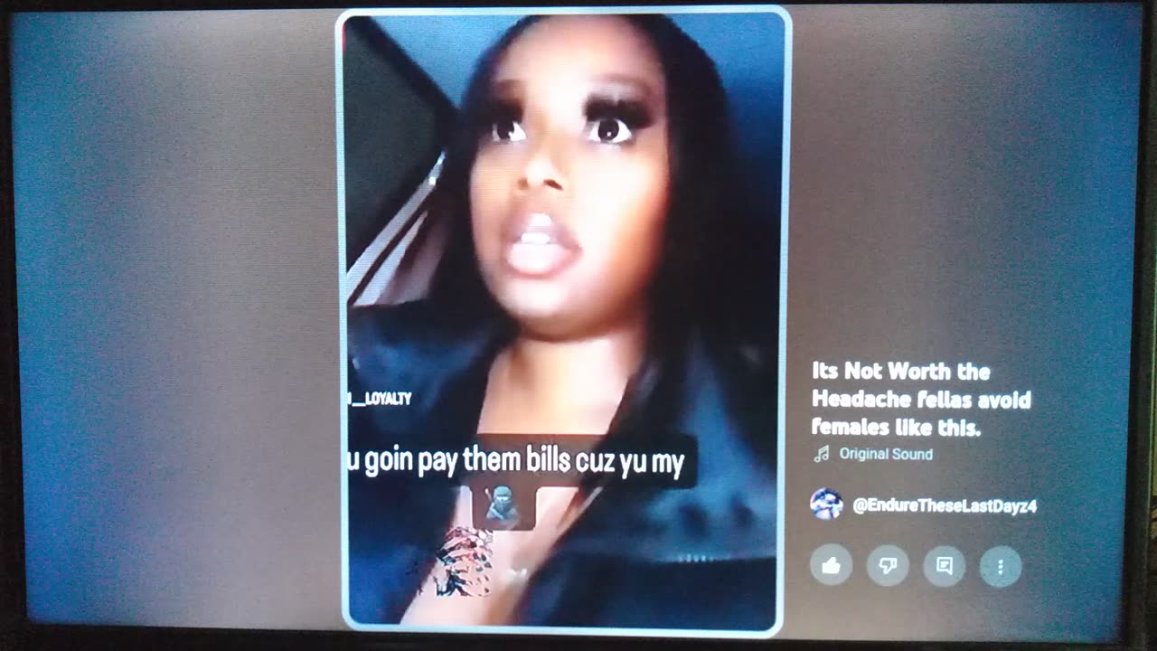 ITS NOT WORTH THE HEADACHE FELLAS AVOID FEMALES LIKE THIS- ENDURE THESE LAST DAYZ!...