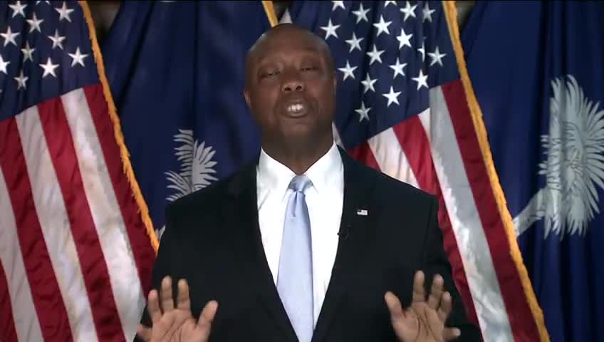 Sen. Tim Scott Refutes How Democrats Talk About Race