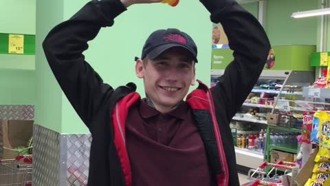 The athlete warming up before a big workout, even when standing in line at the grocery store