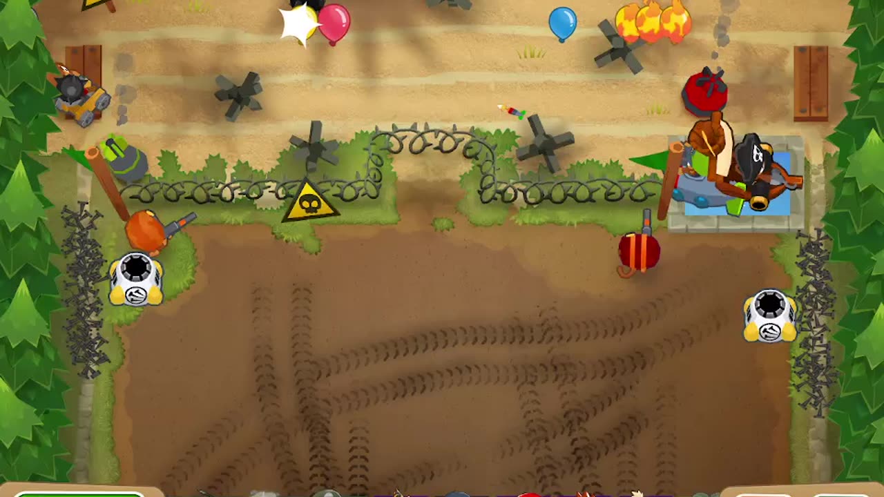 BTD6 Firing range on hard