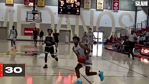 Indoor basketball game